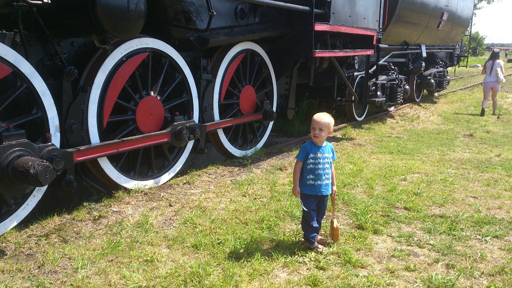 2014-07-19_DSC_1038.jpg - Adaś i parowóz